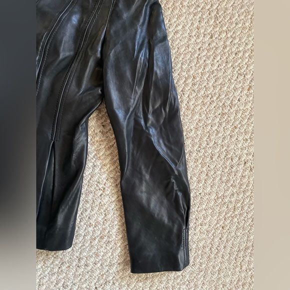 Avanti Black Leather Jacket, M - Picture 7 of 12